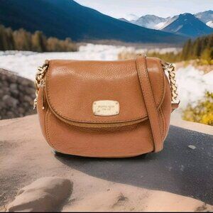 MICHAEL MICHAEL KORS- BROWN PEBBLED LEATHER! VERY CLEAN!